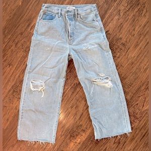 ÈTICA - Devon High Rise Wide Leg Crop - Mojave River